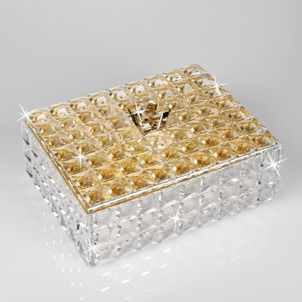 Gold Leaf Jewellery Box