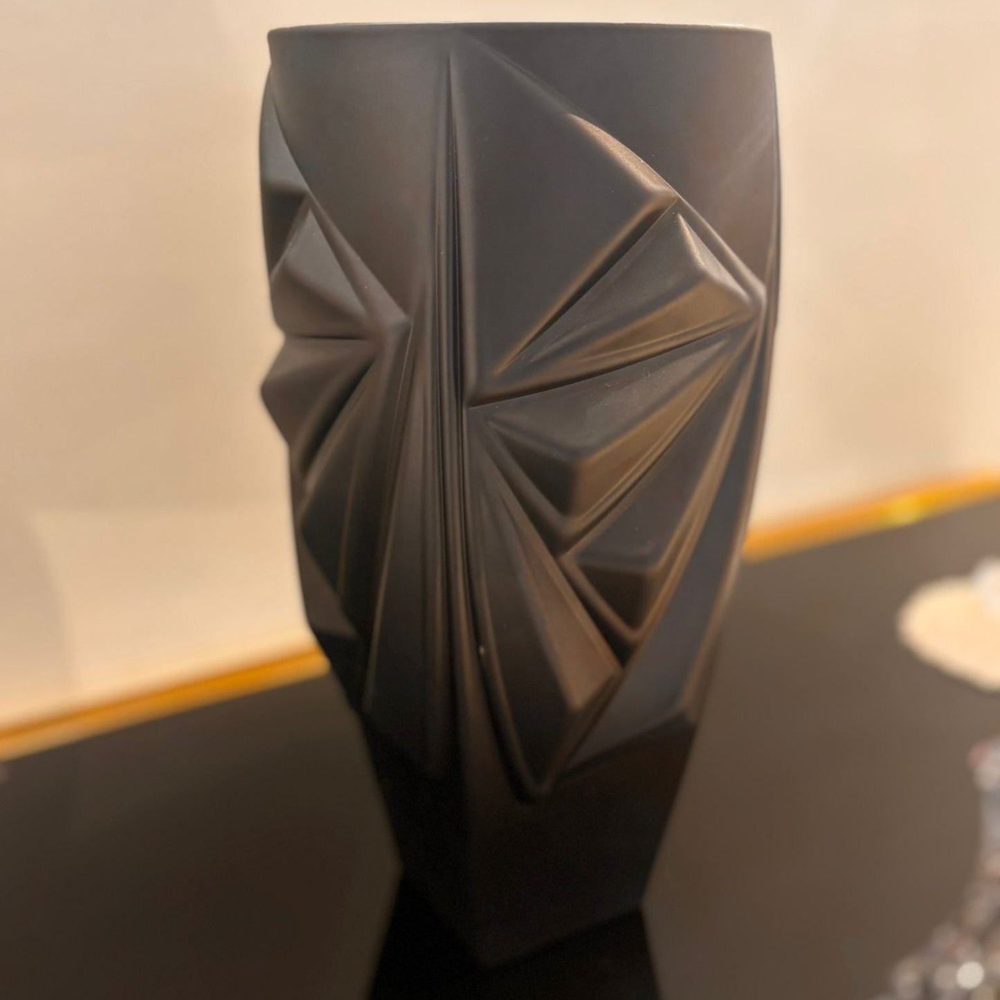 Princess Vase With Black Satin
