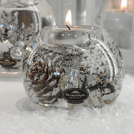 Glass Tealight Candle Holder