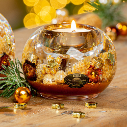 Glass Tealight Candle Holder