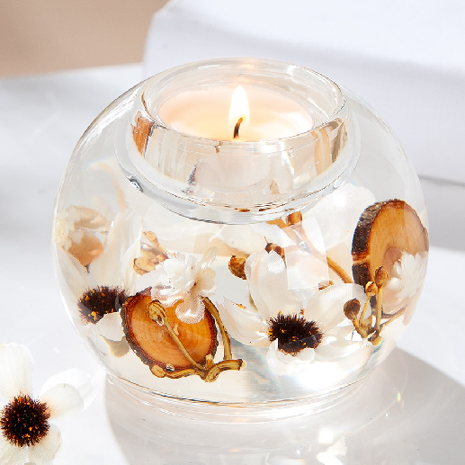 Glass Tealight Candle Holder