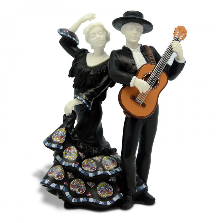 Couple With Guitar - Black