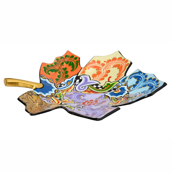 Centre Piece Leaf-Shaped