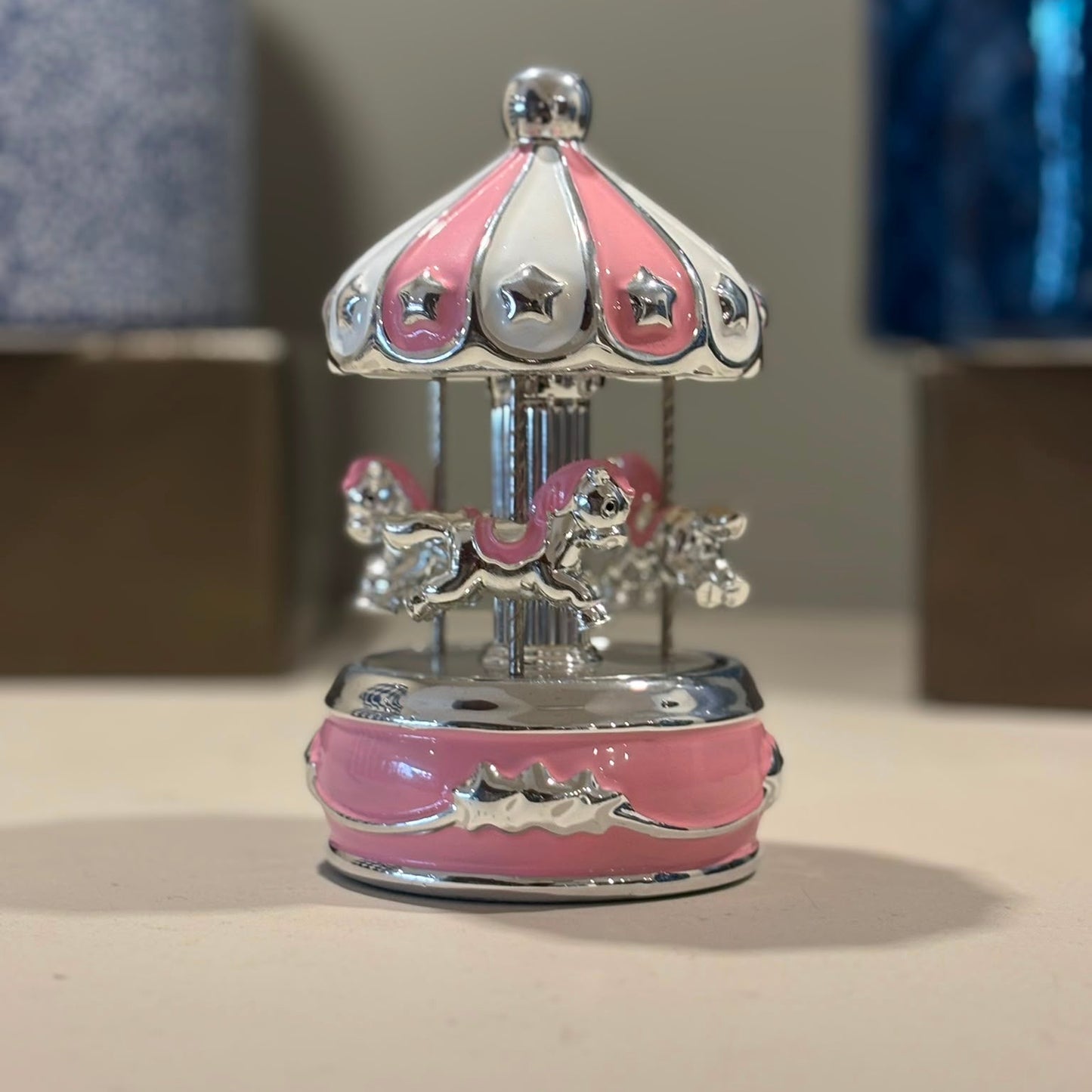 Pink Musical Merry Go Round