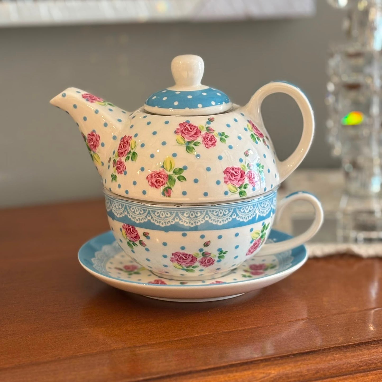 Tea For One In Blue