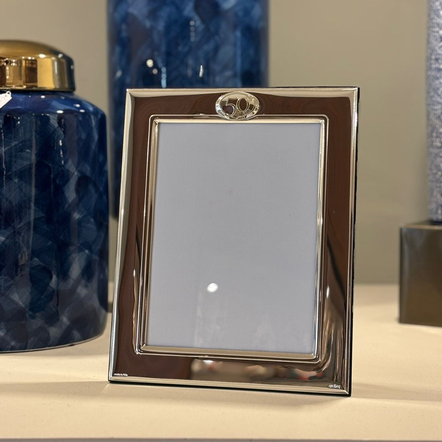 50th Anniversary Silver Photo Frame