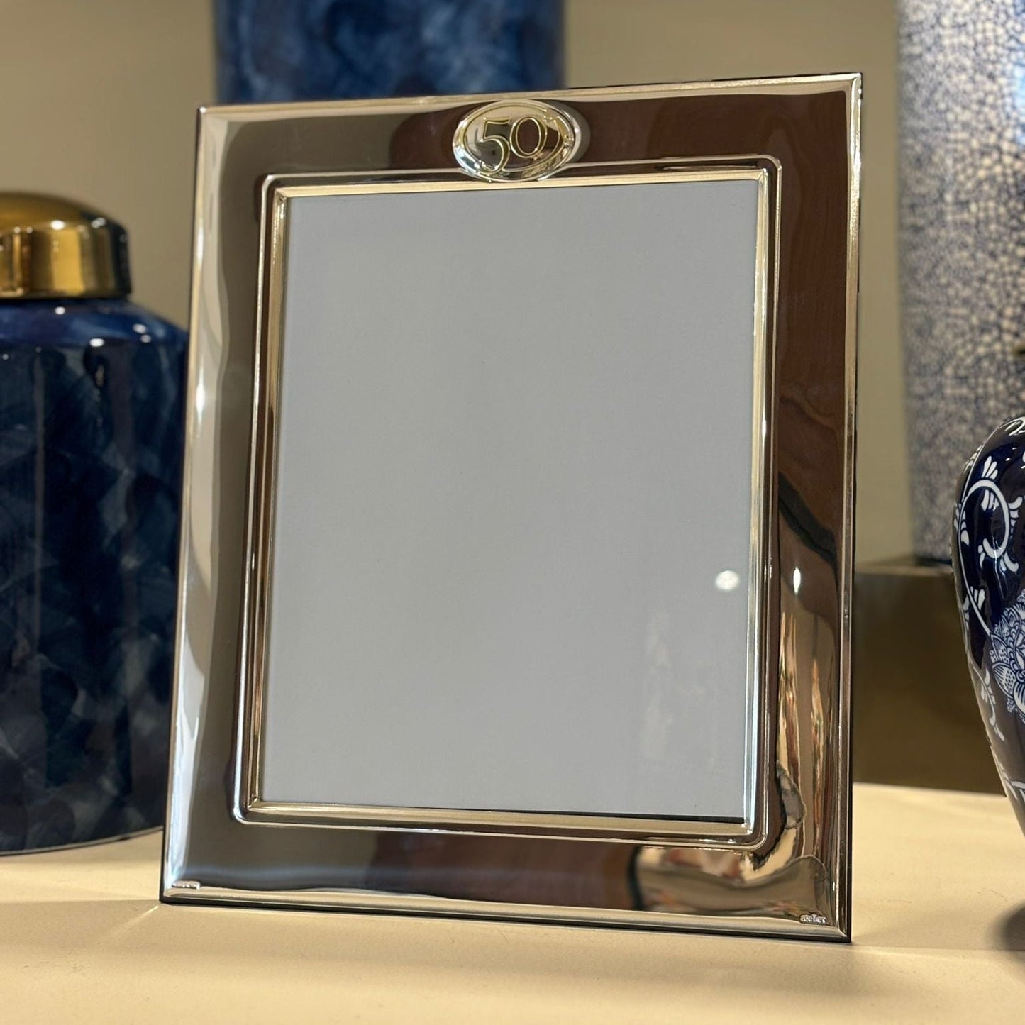 50th Anniversary Silver Photo Frame