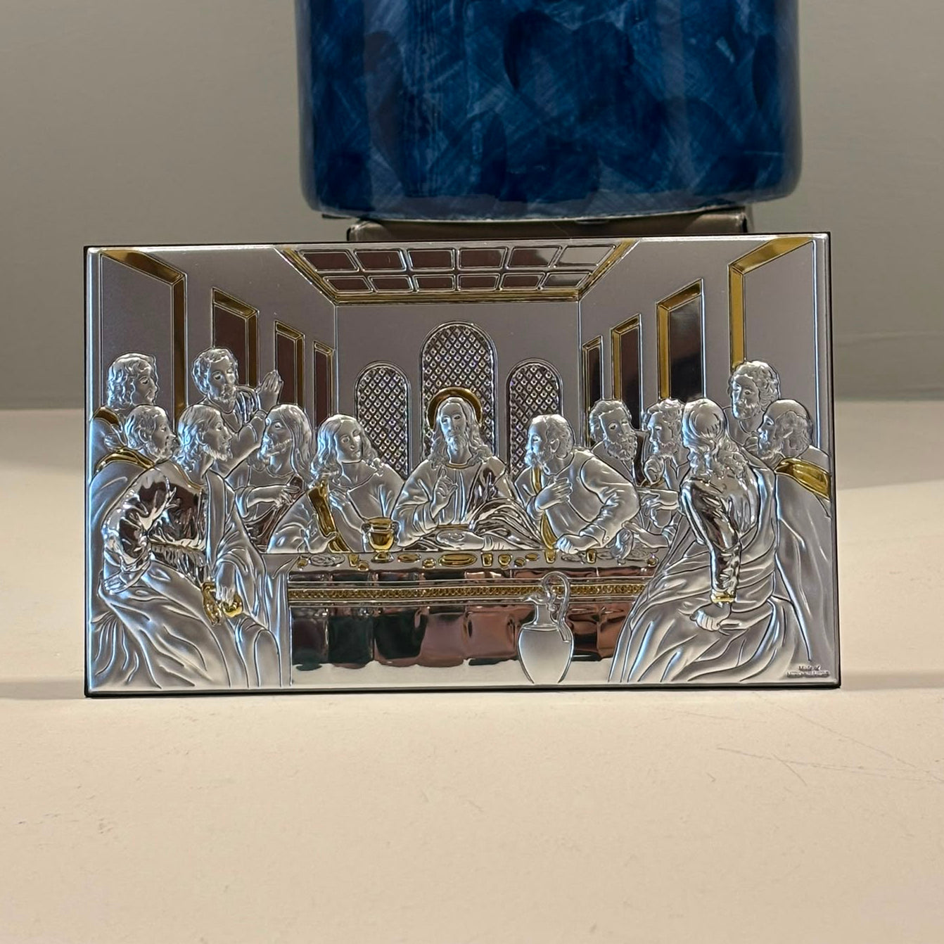 Last Supper Silver Icon