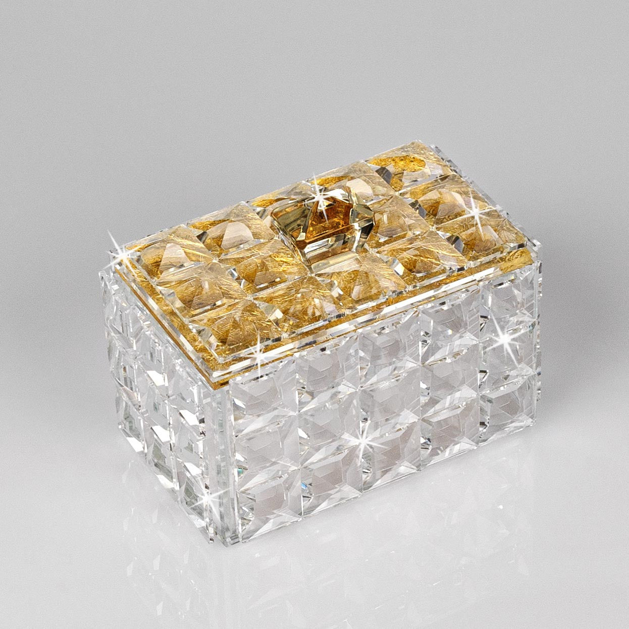 Mosaic Gold Leaf Jewellery Box