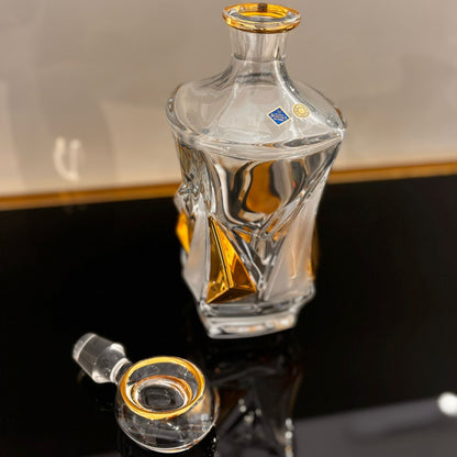 Princess Decanter With Gold & Fond