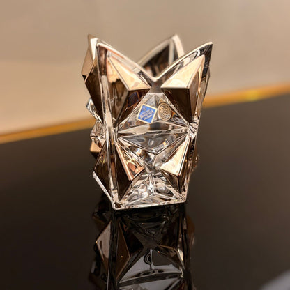 Pyramid Small Vase With Platinum