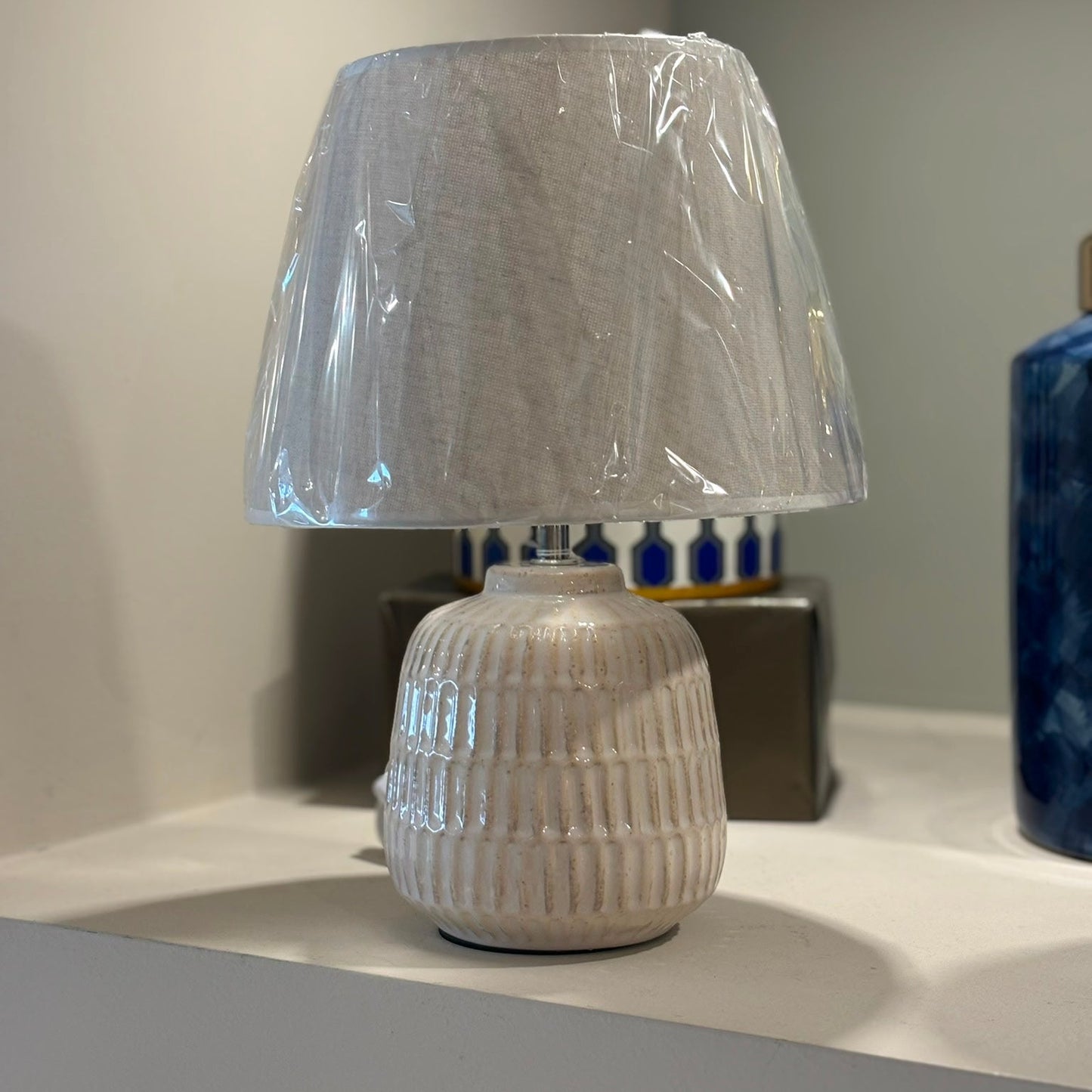 Ceramic Table Lamp - Cream