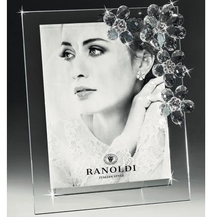 Floral Crystal Frame