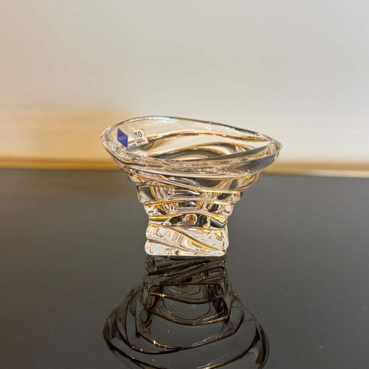 Bamboo Small Bowl With Gold Lines