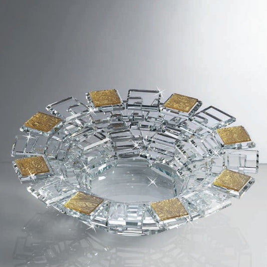 Gold Leaf Centrepiece Bowl