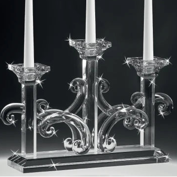 Crystal Candle Holder Centrepiece