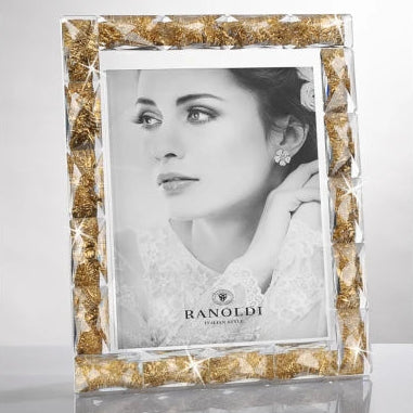 Gold Leaf Mosaic Frame – Large