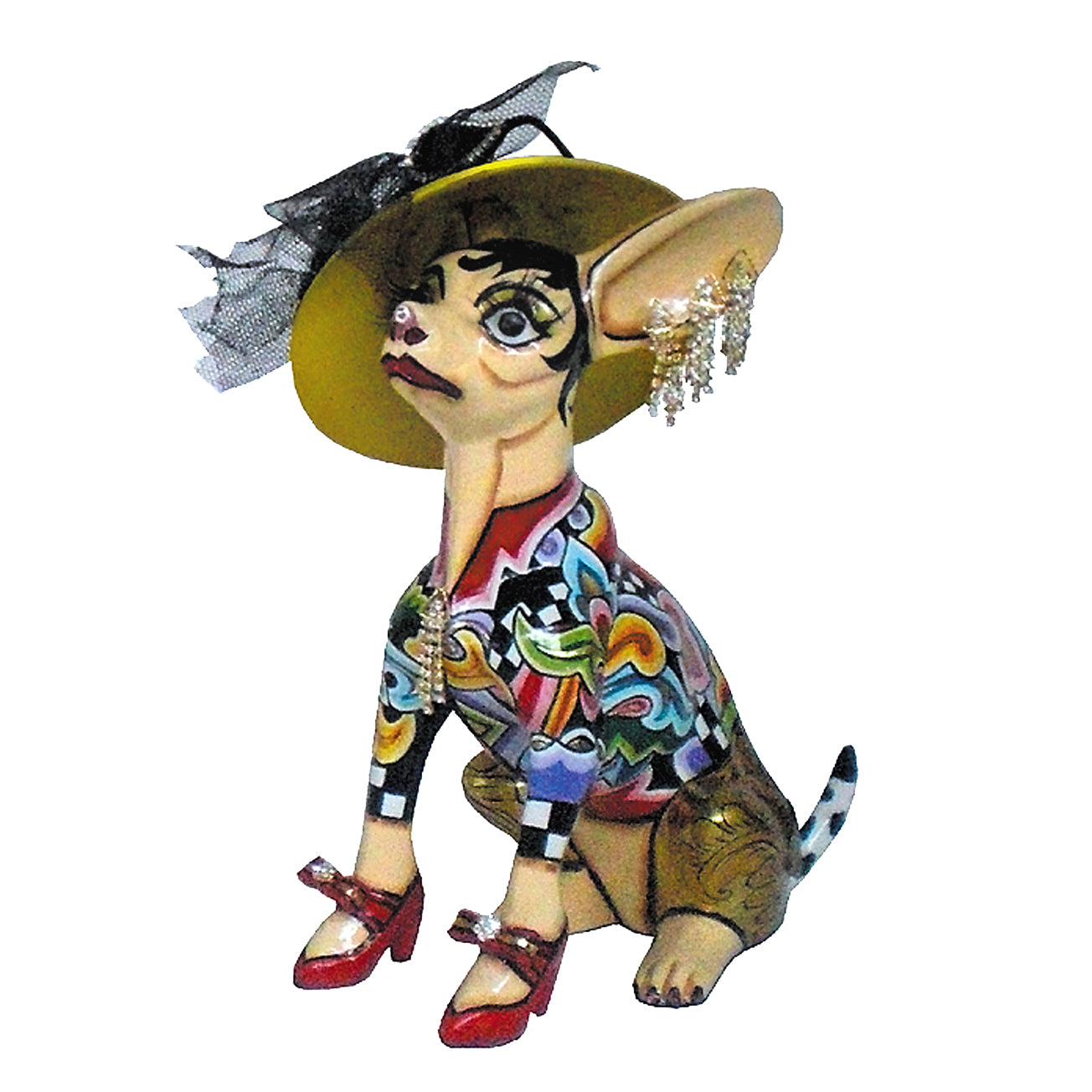 Frida Sitting Chihuahua