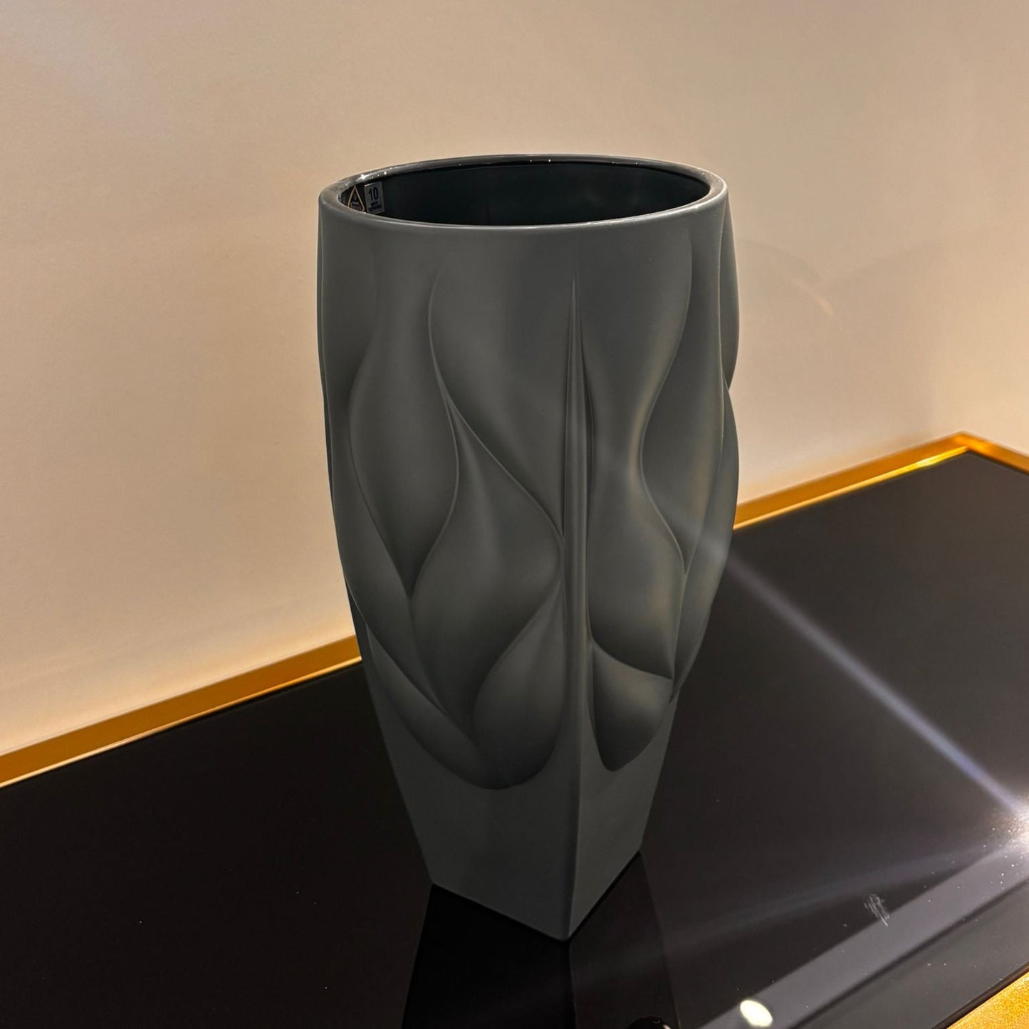 Bamboo Vase Type 2 With Olive Satin