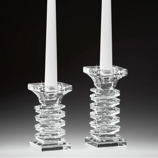 Decorative Crystal Candle Holder - Large