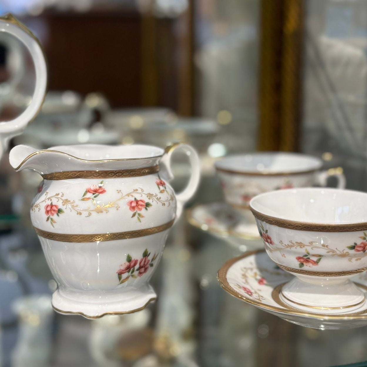 Limoges Porcelain & Gold Fest Coffee Set