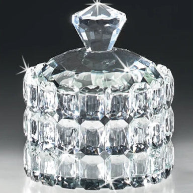 Elegant Crystal Jewellery Box