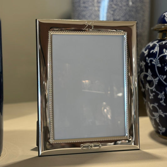 25th Anniversary Silver Photo Frame