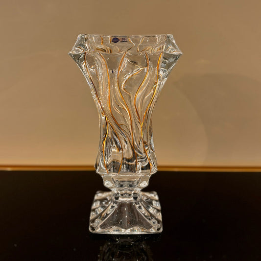 Bamboo Vase With Gold Lines