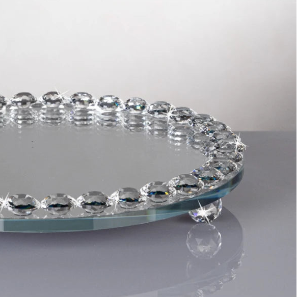 Round Crystal Tray