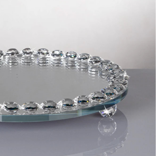 Round Crystal Tray