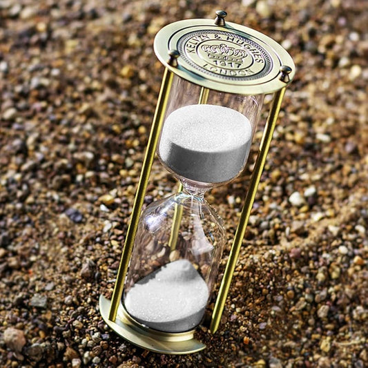 1 Minute Sand Hourglass & Wooden Case