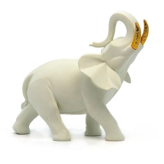 Mini Elephant Plain White
