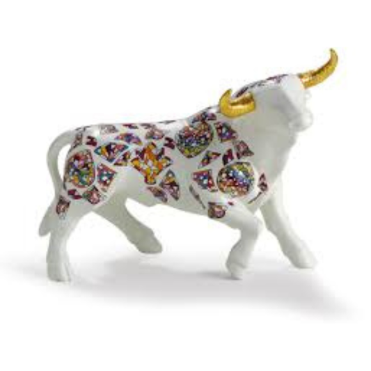 Big Bull White Decor