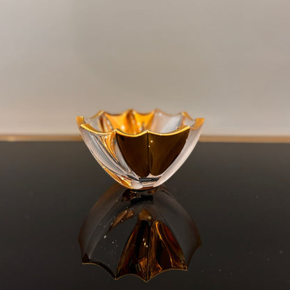 Calypso Small Bowl With Gold & Mat