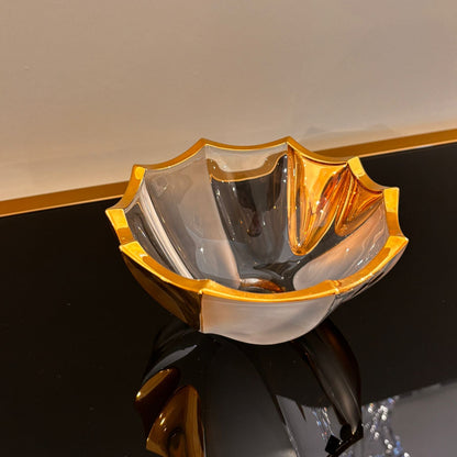 Calypso Medium Bowl With Gold & Fond