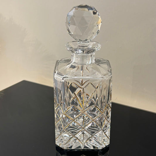Cortina Whisky Decanter With Gold Lines