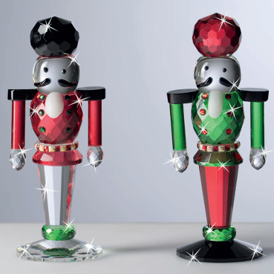 Red Small Crystal Nutcracker