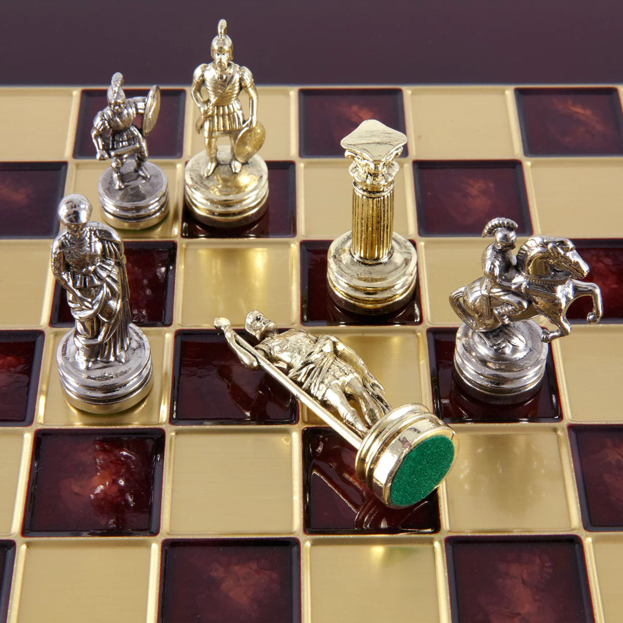 Red Small Chess Set