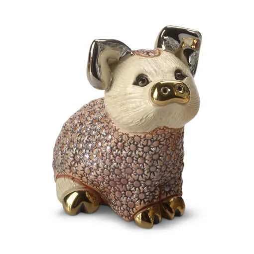 Piglet Sitting (Pink)
