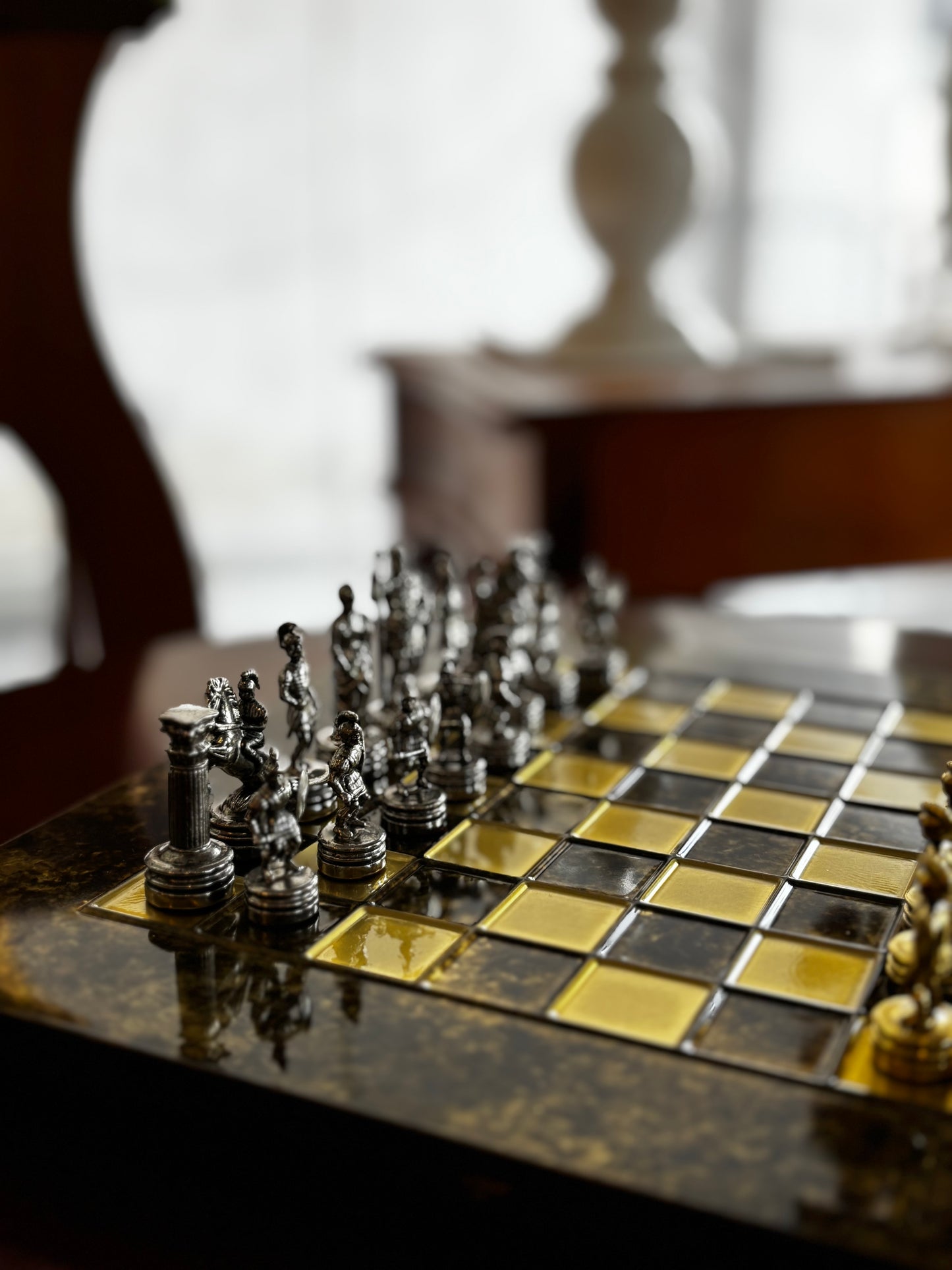 Gold Small Chess Set