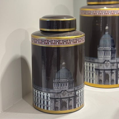 Brown Ginger Jar