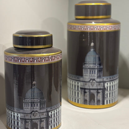 Brown Ginger Jar