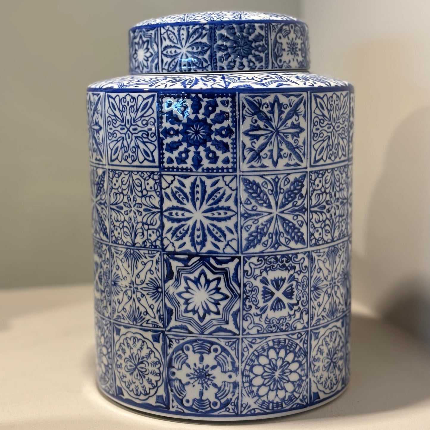 Blue & White Ginger Jar