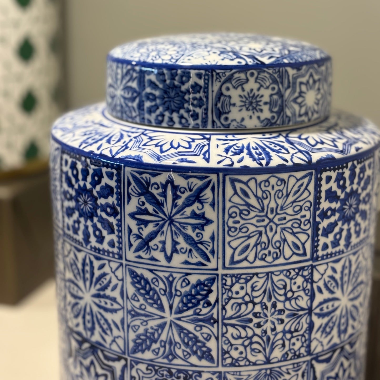 Blue & White Ginger Jar