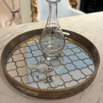Round Mirror Tray