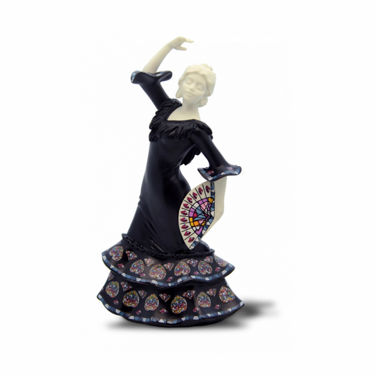 Sevillian Fan (Black Medium)