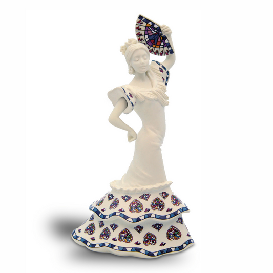 Sevillian Fan (White Small)