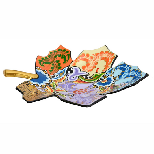 Centre Piece Leaf-Shaped