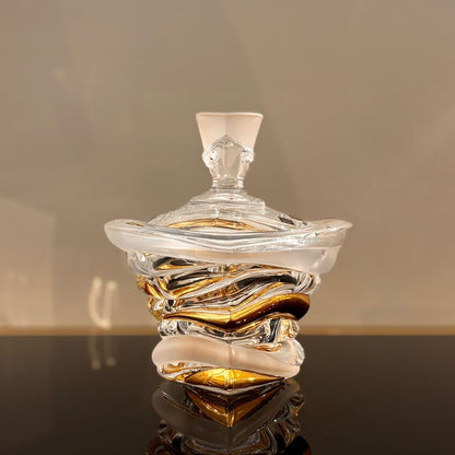 Bamboo Big Box With Gold & Fond