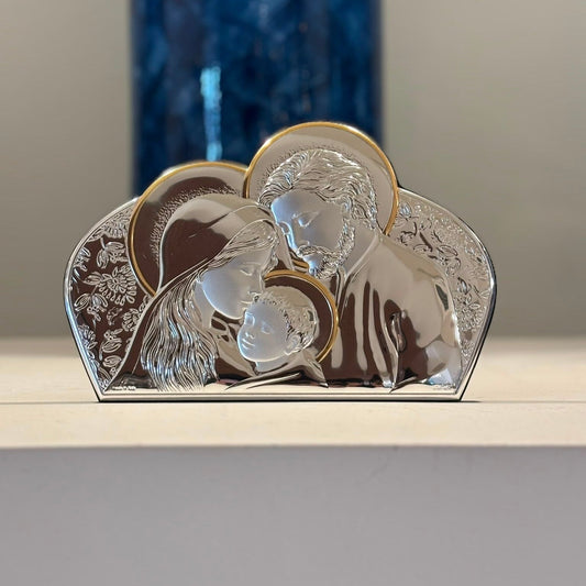 Holy Family Silver Icon